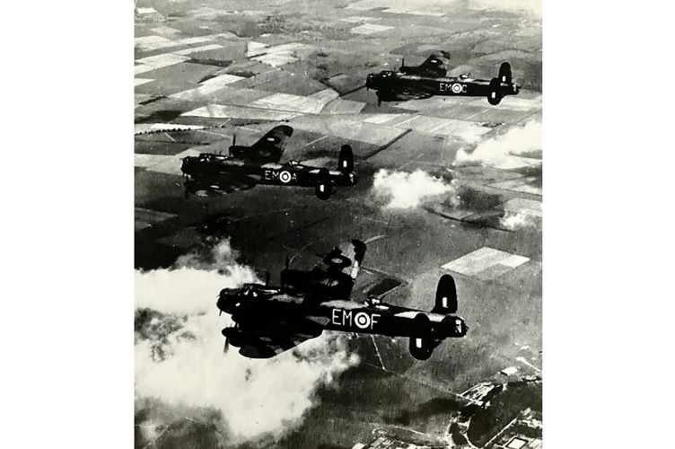 Lancaster EM-F
F for Freddie of 207
Squadron.