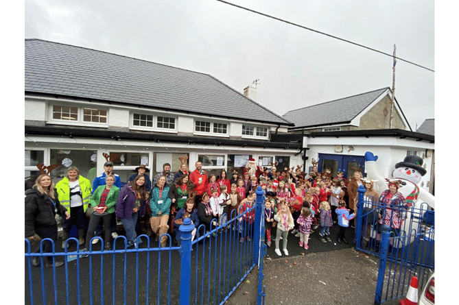 Reindeer race for Rowcroft at Hennock Primary School