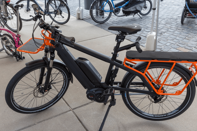 E-bike stock image
