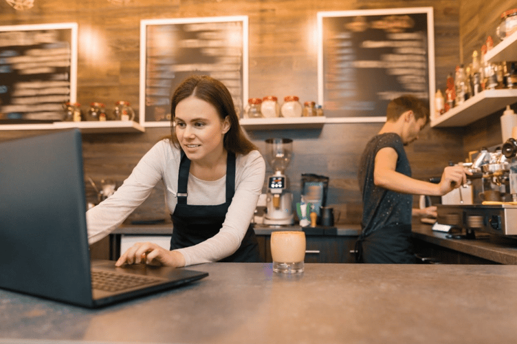 Workplace stock image