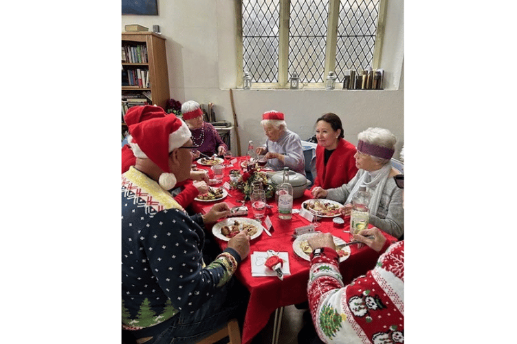 Anne Marie Morris MP at the Strand Centre Christmas lunch