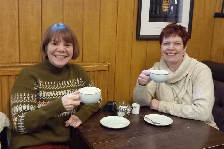 South West coast path charity walkers