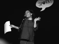 Poetry please at the Paradiso