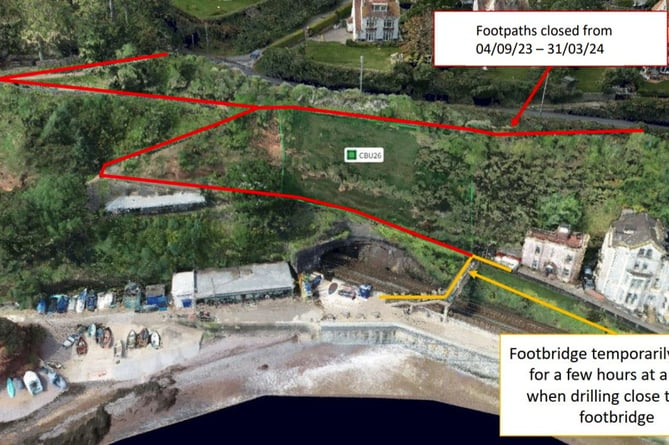 Footpaths at Lea Mount remain closed