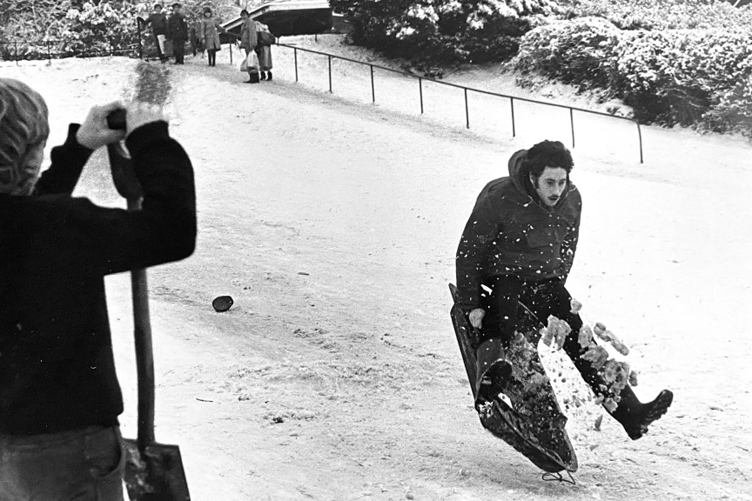 Of course the arctic blast wasn’t all bad news as
ad hoc Cresta Runs were formed on slopes across Teignbridge .