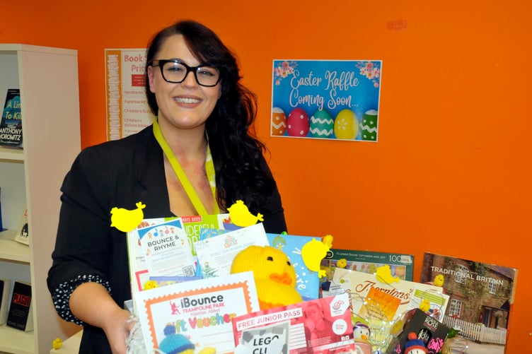 Newton Abbot Library’s Tayla Stevens