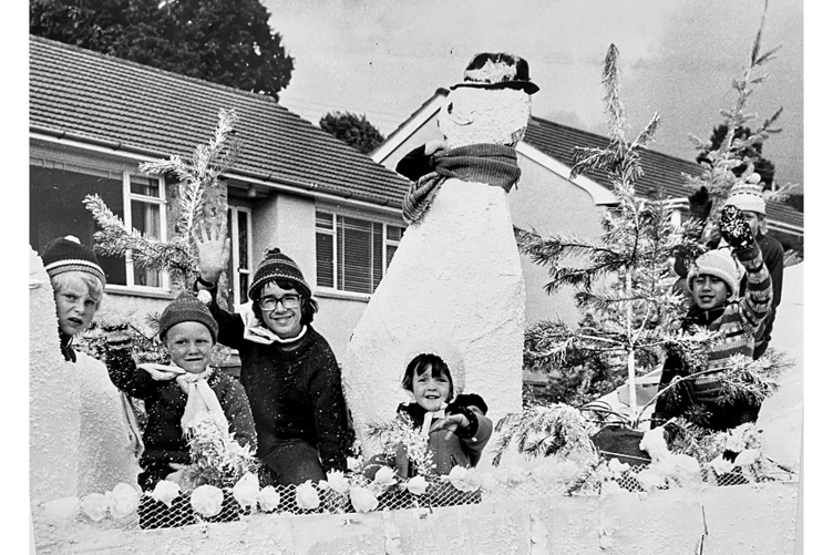 There’s snow business like snow business! Mr Body’s entry entitled Fun in the Snow - not your typical August weather.