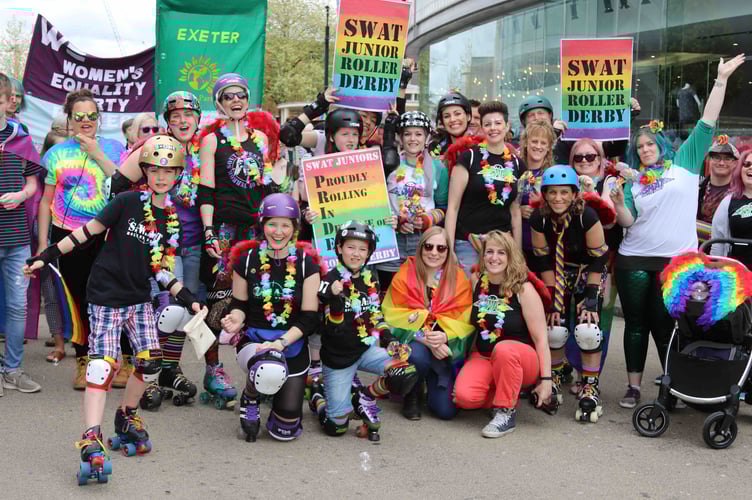 Street Heat samba band will return to Exeter Pride this year.  AQ 6405
