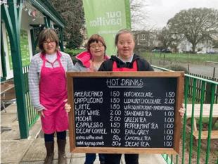 Masons chip in with welcome boost for community cafe