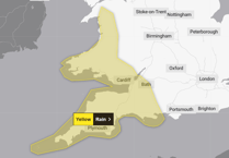 Yellow weather warning for rain today 