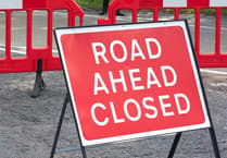 Road will be closed for highways work tonight 
