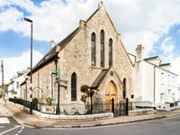 Former village chapel for sale has been converted into "striking" home