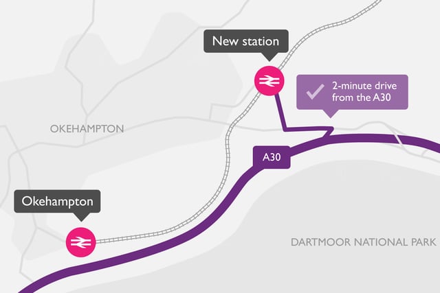 Government allocates £13.5 million for new Okehampton rail station

