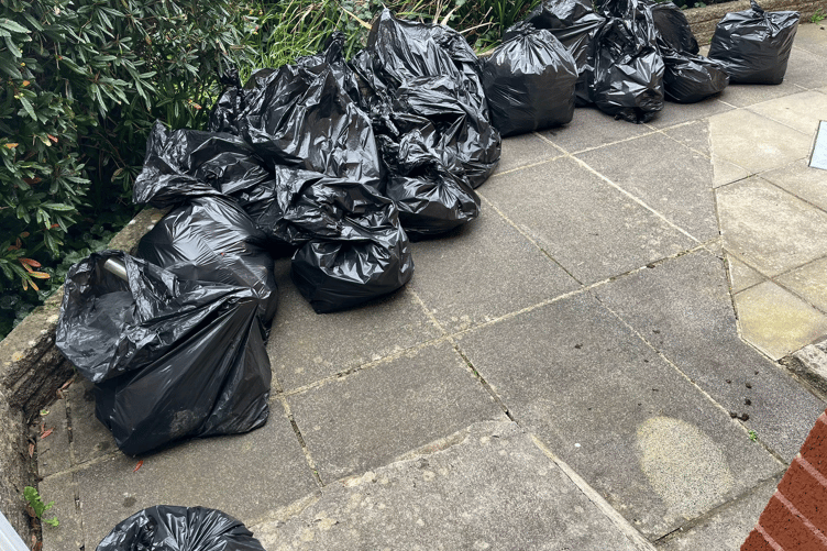 More than 20 bags of rubbish collected after Kingsteignton litter pick