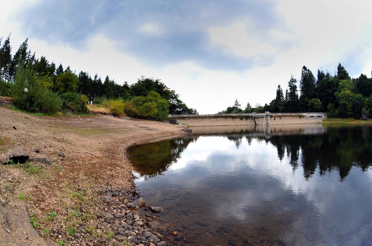 Photo: Steve Pope MDA150822A_SP004
Summer drought 2022. Tottiford Reservoir in the Teign Valley but it will need many months of rain to replenish the reservoir that is currently at 46% capacity