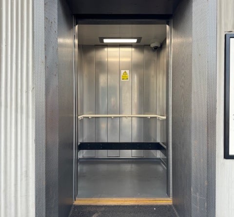 Dawlish station lift,. Photo by Bob Simpson 