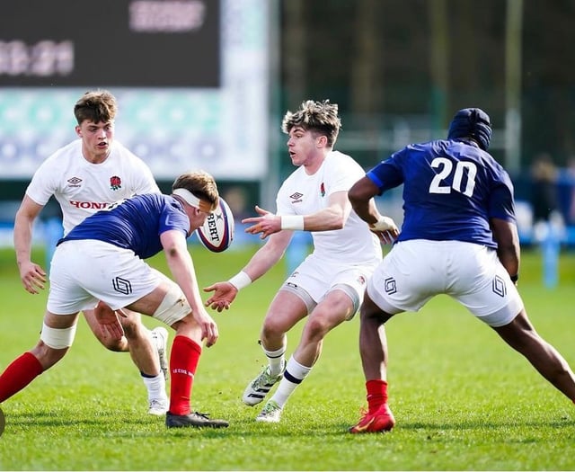 England rugby debut for Teignmouth lad