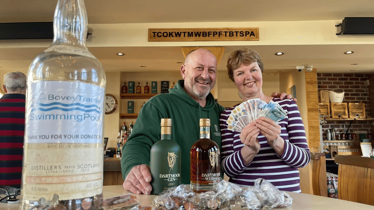 Word conundrum stumps distillery goers to the tune of hundreds for Bovey Tracey pool 