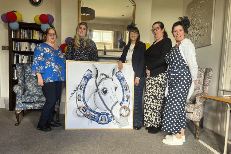 The team form Southlands Care Home