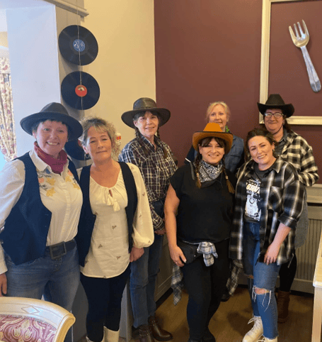 The team form Southlands Care Home