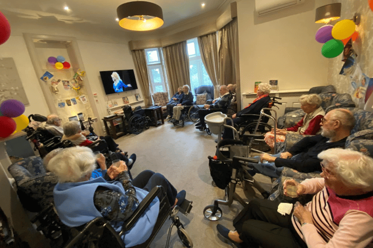 The team form Southlands Care Home