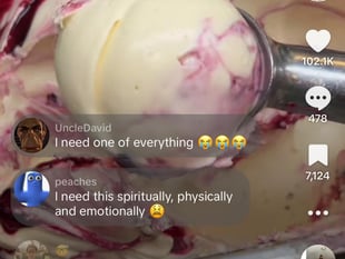 Ice cream scores viral 'scoop' 