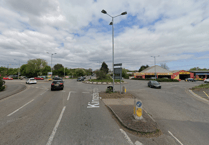 Road closures at Newton Abbot roundabout for gas works