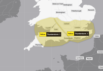 Risk of thunderstorms as Met Office issue warning 
