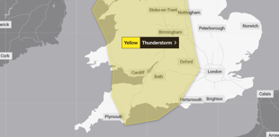 Met Office warn of thunderstorms as weather warning issued 