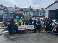 Firefighters' car wash raises over a grand for charity 