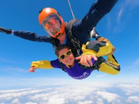 Brave skydivers raised more than £6,000