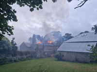 In Pictures: South Tawton house fire where roof collapsed 
