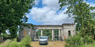 Restoration work begins on historic gatehouse 