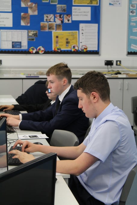 South Devon UTC students