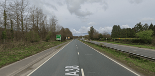 Broken down vehicle on A38 causing long delays 
