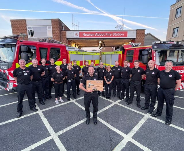 Fire station boss hangs up helmet after 36 years 