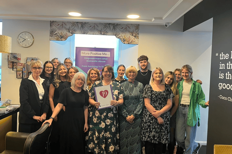 Staff at Andrew Hill Salon received J9 training