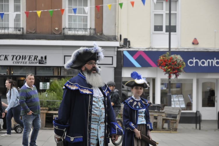 Plymouth crier John Pitt took first place