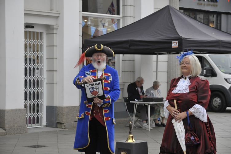 Dawlish town crier Robert Graham