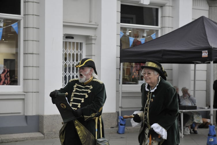 Illminster town crier Andrew Fox