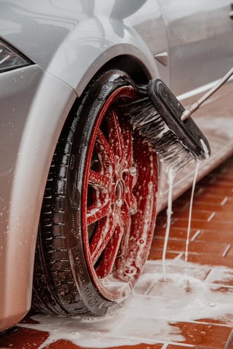 Car wash stock image