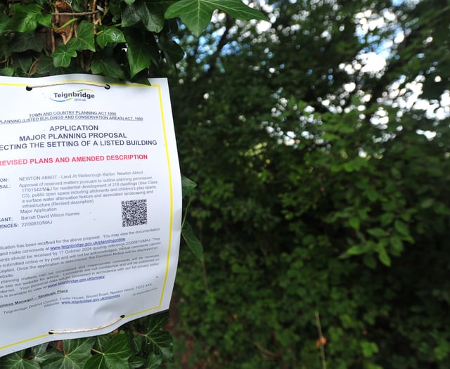 Developer has 'carefully resumed limited works' at Wolborough Barton