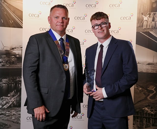 Apprentice wins young achiever award