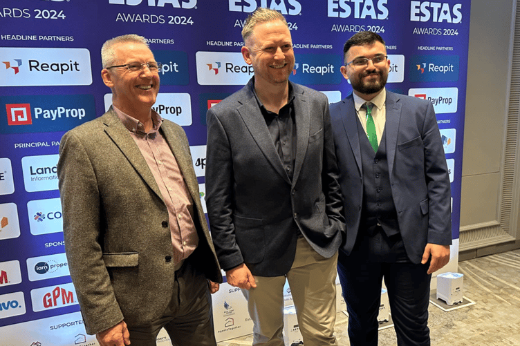 Sales Manager Dave Whale, Director Steve Green and Senior Negotiator Dominic Ungi