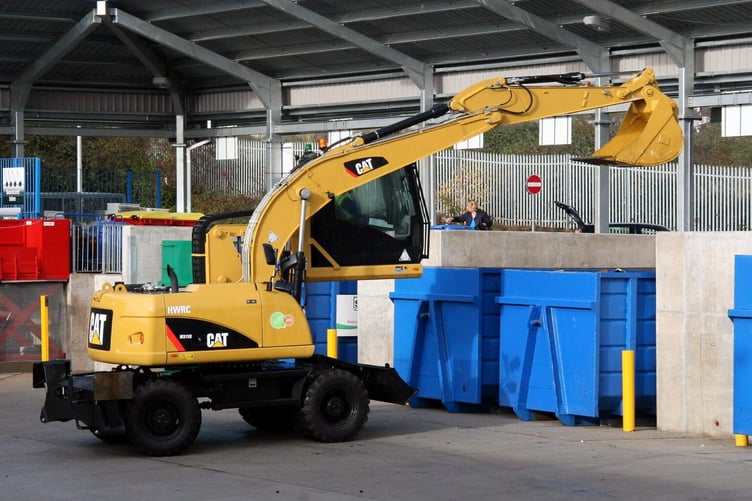 New figures show that 78.7 per cent of items brought to Devon’s recycling centres are recycled. Picture: DCC