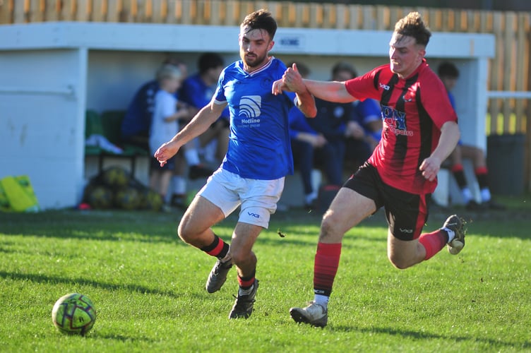 South West Peninsula League football. Premier League East. Newton Abbot Spurs verus Bishops Lydeard. A 3-0 home win for Spurs