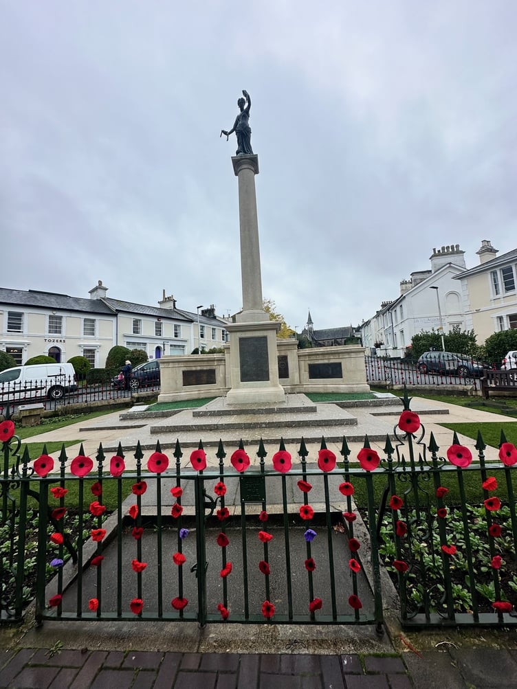 Preparations are underway for Newton Abbot's Remembrance Day event