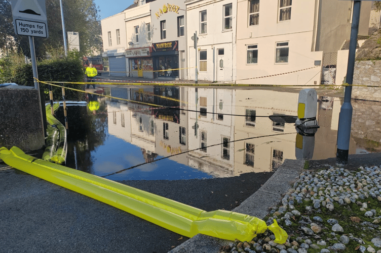 Newton Abbot Fire Station called to Plymouth to help tackle oil spill