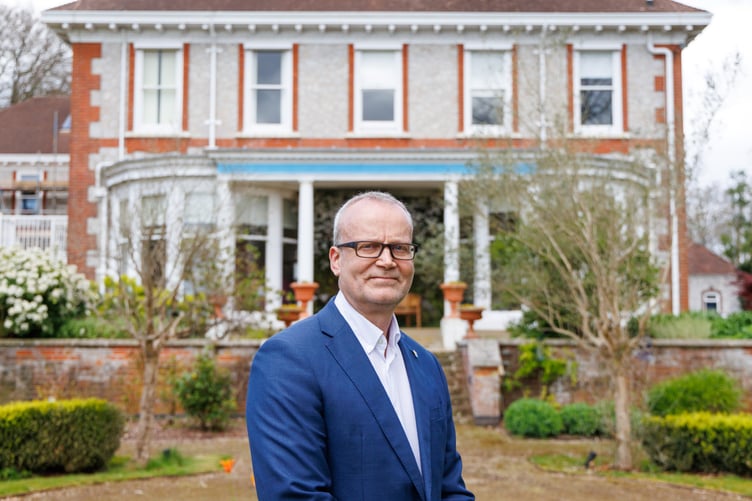 Mark Hawkins, Rowcroft Hospice CEO.