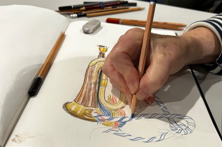 Sketching sessions at Newton Abbot Museum 